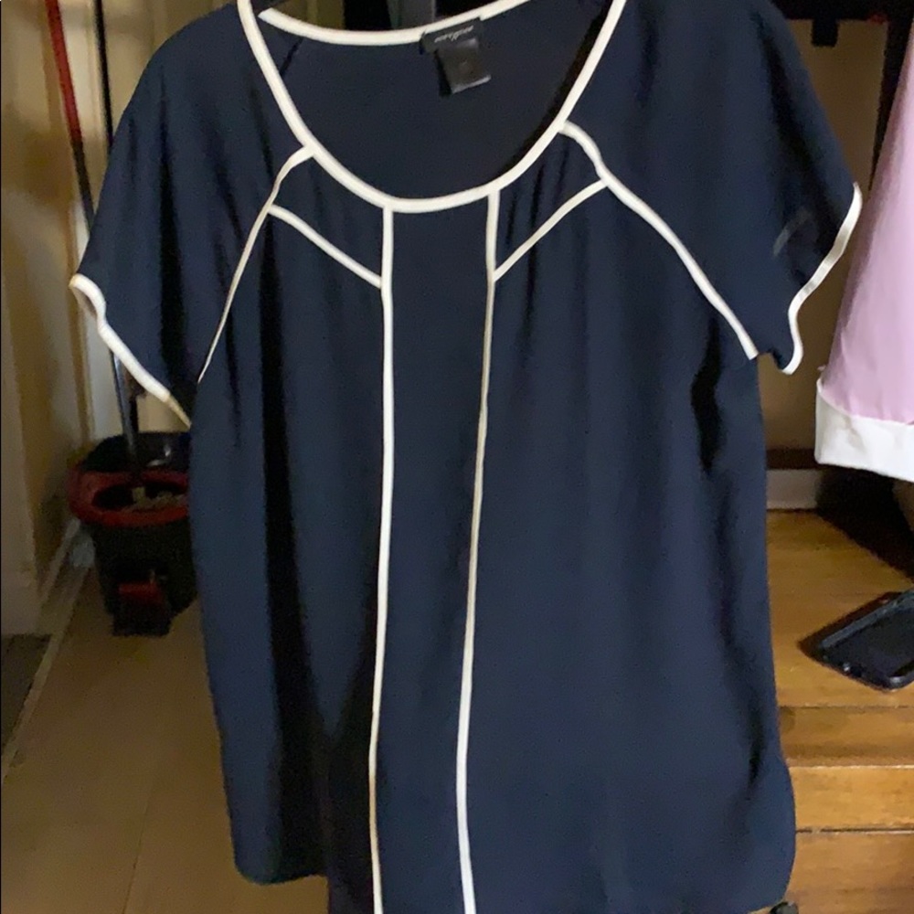 Dark blue blouse